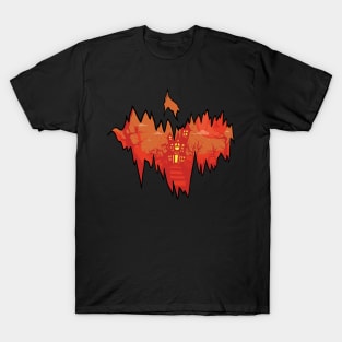 Creepy Jack-o'Lantern Mouth T-Shirt